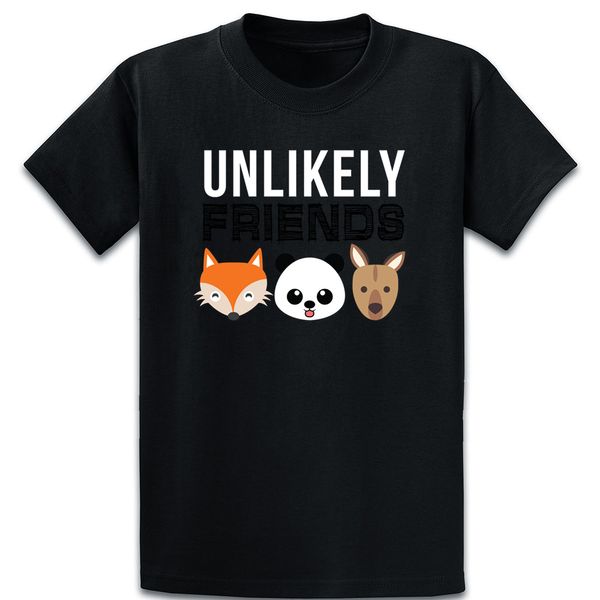 

unlikely friends black t shirt fitness spring design cotton letter o-neck costume funny shirt sport hooded sweatshirt hoodie