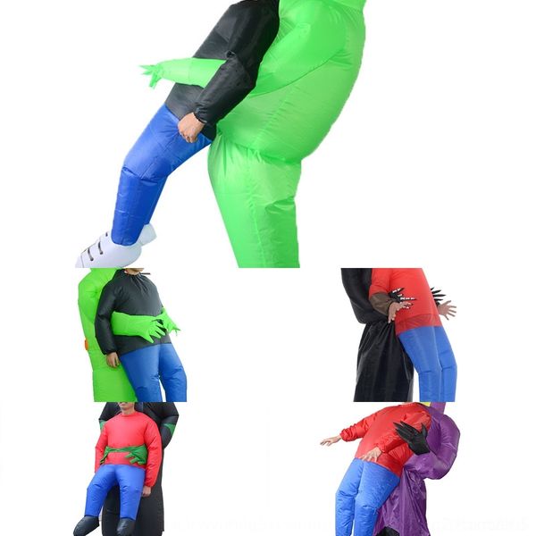 

xhtvn halloween costume clothingprop props hug green alien spoof halloween inflatable clothingprop costumeprops ghost hug green ghost spoof