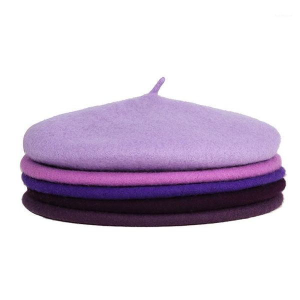 

2020 women wool berets girls spring autumn winter hats lady new fashion cap women painter cap french zz-3691, Blue;gray