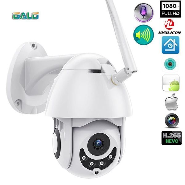 

cameras wifi camera outdoor ptz ip h.265x 1080p speed dome cctv security exterior 2mp ir home surveilance1