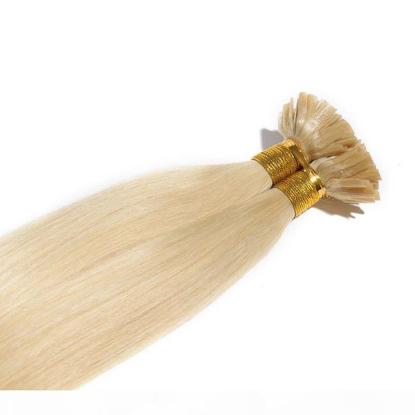 

vmae russian indian 2g strand 100g natural brown blonde straight pre bonded keratin nail double drawn u tip virgin remy human hair extension, Black