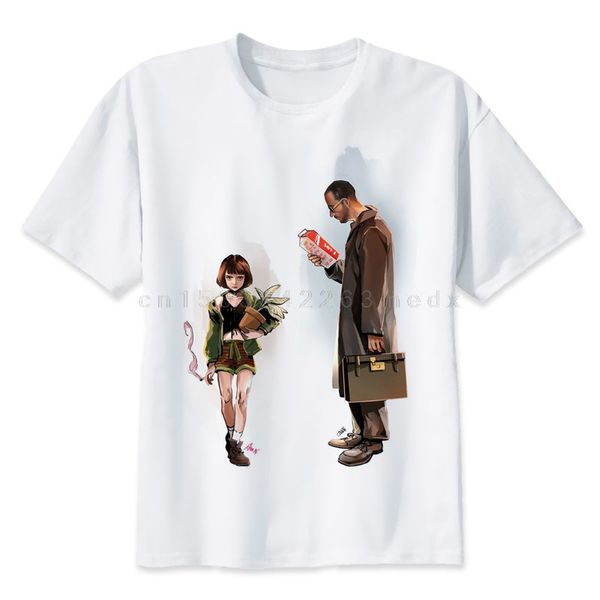 

leon the professional men 2020 summer fashion casual white print for male comfortable boy mr1431 hoodie designers t shirts sweatshirt