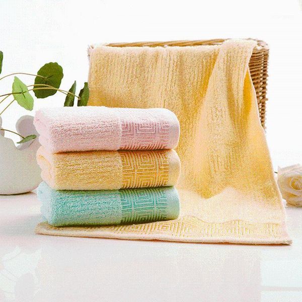 

3 colors high absorbent face towel thick cotton solid bath towel beach for adults quick dry soft1