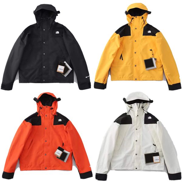 

men's fashion jackets jacket designer long sleeve women spring autumn outdoor explore sport windproof and waterproof hooded coat, Black;brown