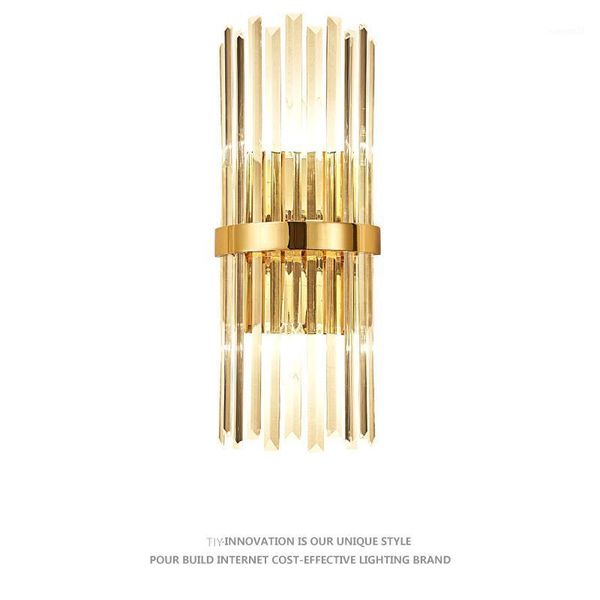 

crystal wall lamp luxurious gold silver wall lamps for living room bedroom decor luminaire bedside light bathroom fixtures1