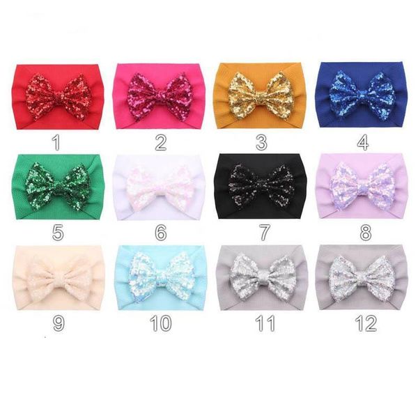 

designer girl ins sequin bows cute baby girls headbands kids headband ha