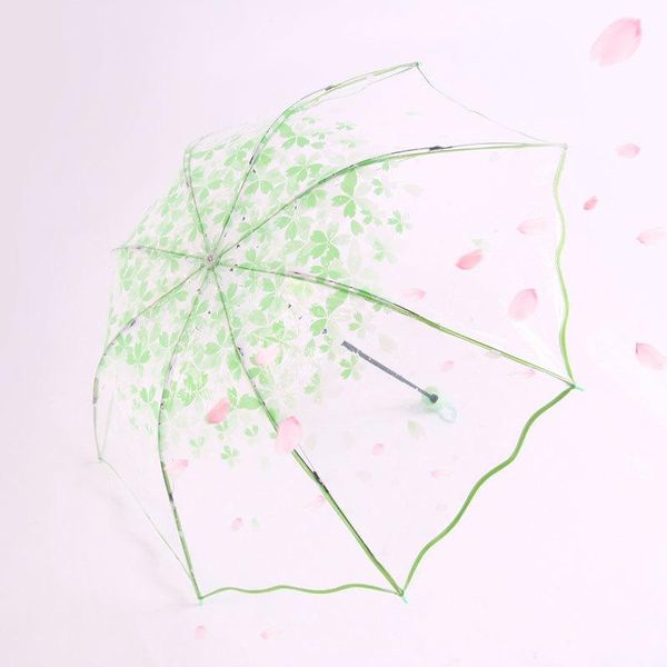 

yada peva sakura transparent umbrella rain women environmental protection umbrella for women windproof umbrellas ys234 bbycpo bwkf