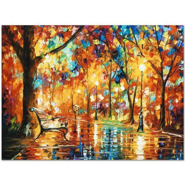 

leonid afremov burst of autumn home decor handpainted &hd print oil painting on canvas wall art canvas pictures 7668
