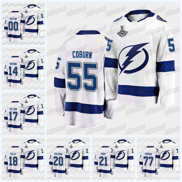

tampa bay lightning 2020 stanley cup champion nikita kucherov anthony cirelli ryan mcdonagh ondrej palat mathieu joseph alex killorn jerseys, Black;red