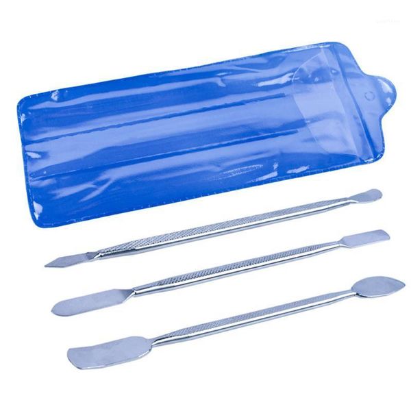 

3pcs/set phone repair opening tool portable metal spudger kits durable disassemble crowbar metal steel pry phone hand tool set1