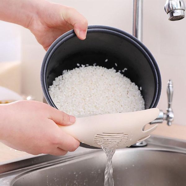 

kitchen creative tool rice washing tool washing rice sieve household sink food drain strainer colander kitchen gadgets wmtjdz bdesybag
