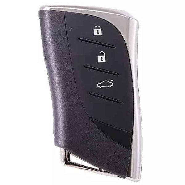

3buttons smart car key case shell for lexus uncut blade fob