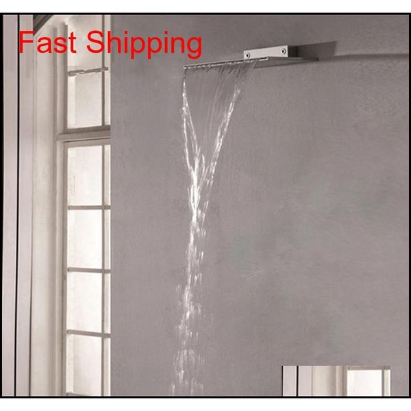 

modern wall mounted large waterfall shower head brass massage tub showers 200*300*9mm b qylglb sports2010