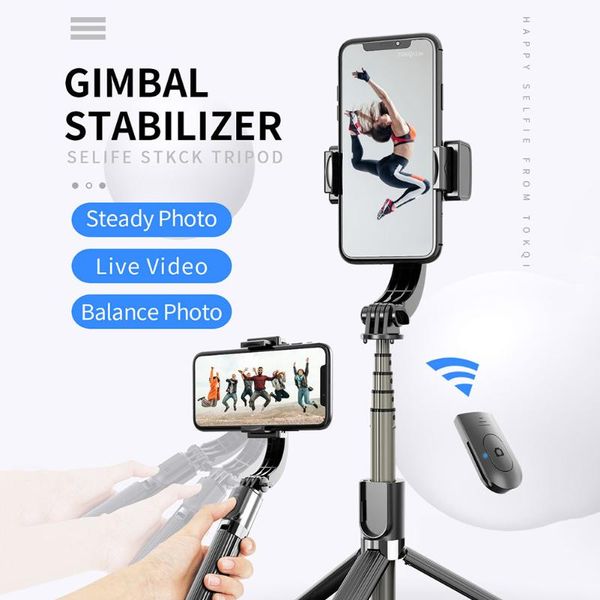 

3in1 handheld selfie stick tripod bluetooth gimbal foldable stabilizer with wireless remote shutter for x/xs/11 samsung