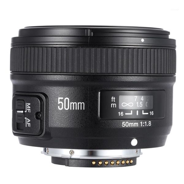 

yongnuo yn50mm f1.8 af camera lens for nikon d800 d300 d700 d3200 d3300 d5200 d5300 large aperture auto focus dslr camera lens1