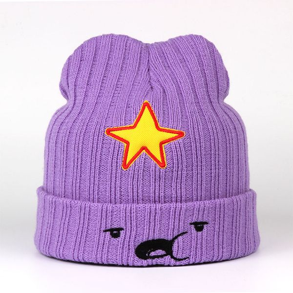 

2018 new winter hats for women men modno star fashion lovely cute hat model lumpy space princess hat female skullies beanies fashion hat, Blue;gray