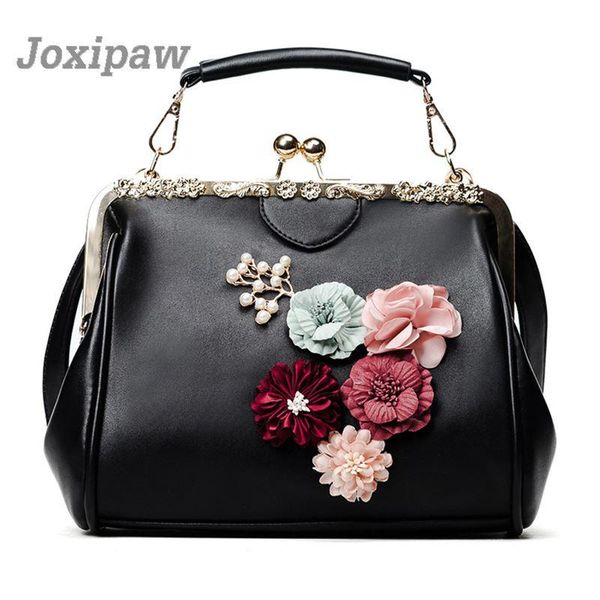 

women bag female handbags leather crossbody tote over shoulder shell bag flower fashion sling 2020 luxury designer red big bags