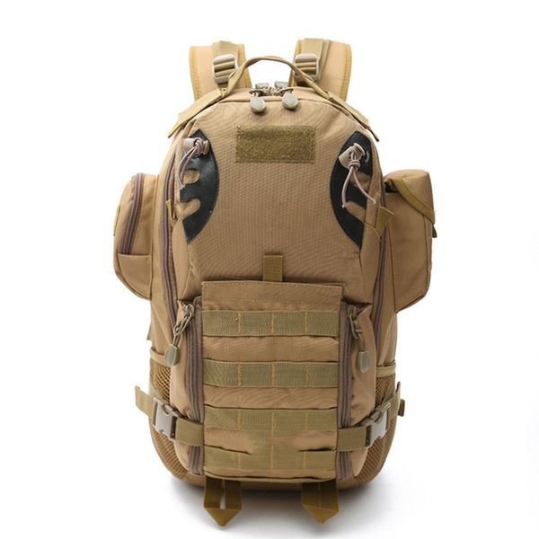 

45l outdoor military backpack tactical rucksack camping hiking travel sports bag climbing army bags molle hunting sack xa943wa 192