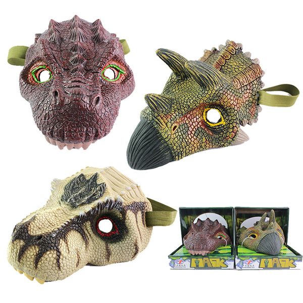 

trick toy dinosaur cosplay costumes dinosaur mask toys tyrannosaurus rex tricera 2020 selling educational toys gift of the baby