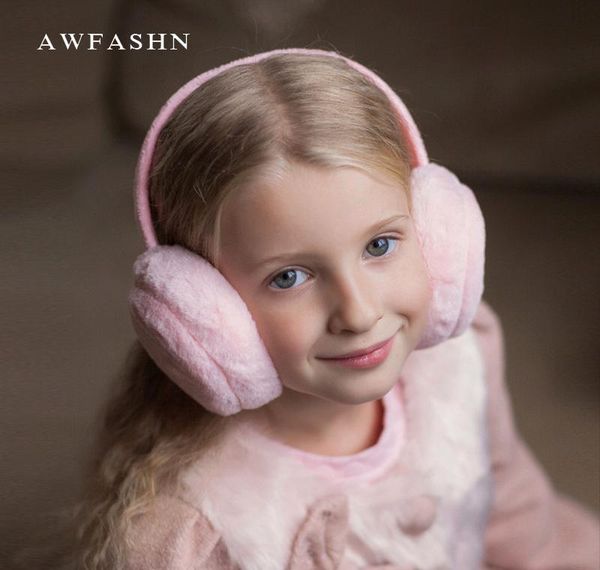 

slouchy lovely earcap warm 2018 sport children's winter plush kids women cover earmuffs ear earwarmers new jllhr bde_jewelry, Blue;gray
