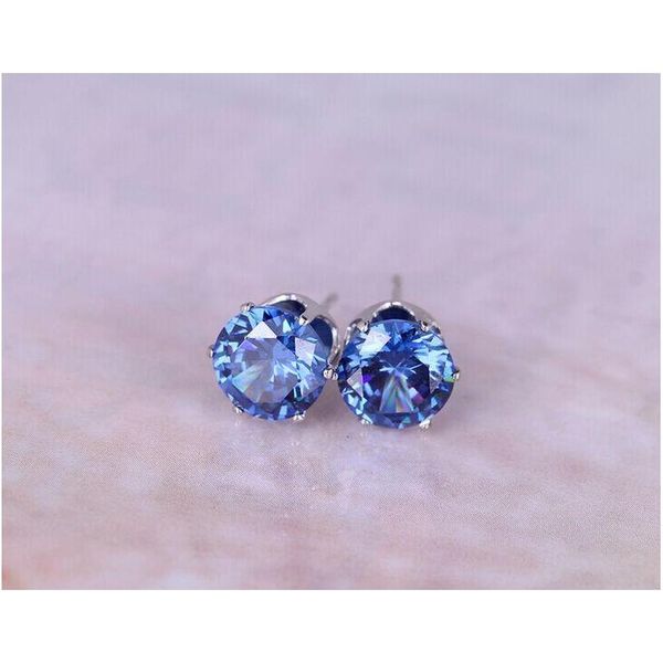 

new 36 pairs fashion jewelry shining zircon stud earrings big luxury crystal female earrings for women gifts wmthwp whole2019, Golden;silver