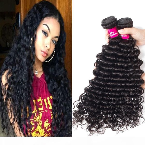 

8a remy brazilian body wave straight loose wave kinky curly deep wave virgin human hair extensions 100% unprocessed remy human hair weaves, Black;brown