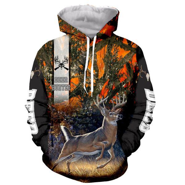 

elk deer hunting 3d all printing deer hunting cool /hoodies/ sweatshirts/summer 3d print shirts horror aesthetic harajuku men clothing