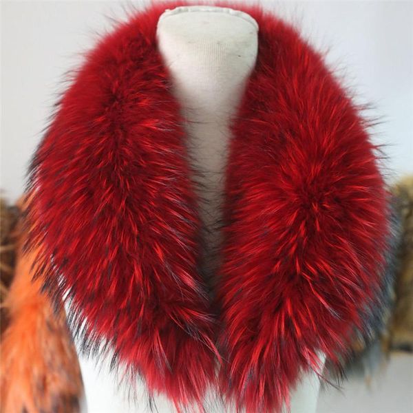 

2021 new fashion authentic large fur collar fur scarf female winter coat hat accessories warm scarf., Blue;gray