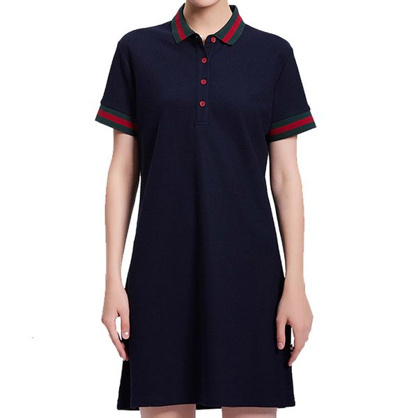 

2021 new fashionable youth thin-cut short one and a half female casual neck white polo cfkz, Black;gray