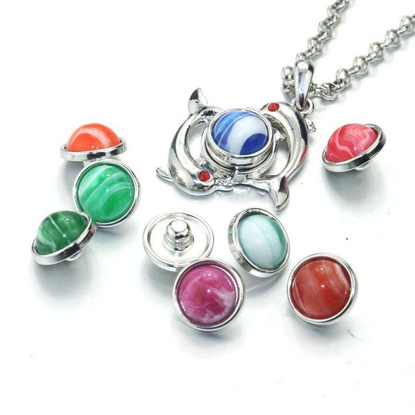 

10pcs lot 12mm mini snaps jewelry cameo multicolor mixed stone snap buttons for boom life snap jewelry 050807 h qyldzj