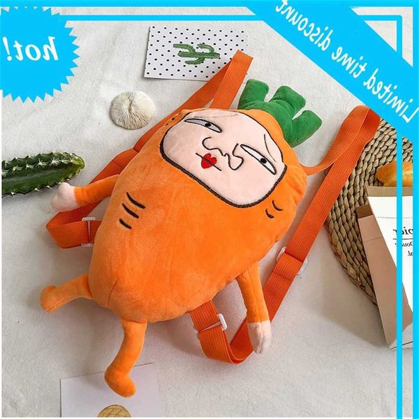 

soft funny ugly doll backpack girl cute schoolbag