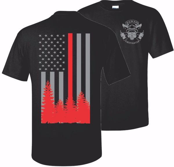 

wildland тонкой красной линии пожарных пожарной службы сша hero флаг сша мода solid color рукава спорт толстовка с капюшоном толстовка футбо