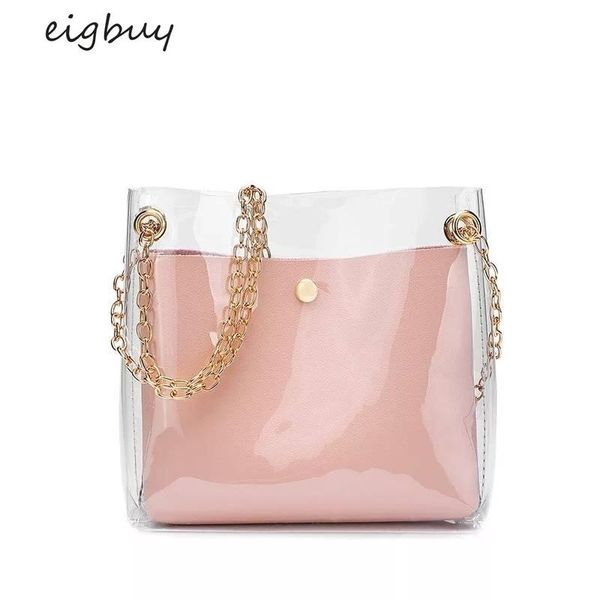 

sh]ladies travel crossbody ms. pvc jelly sequins messenger bag wallet waterproof portable tote travel storage bag