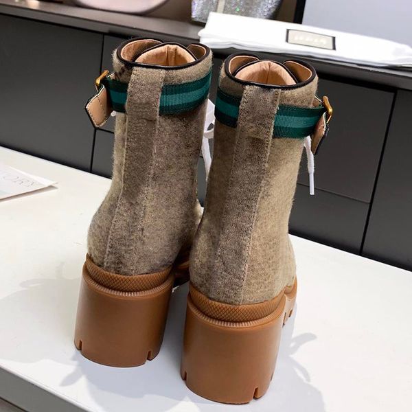 

latest designer shoes women boots martin boot real leather non-slip classcial lace-up knight booties cowskin fashion trend tw, Black