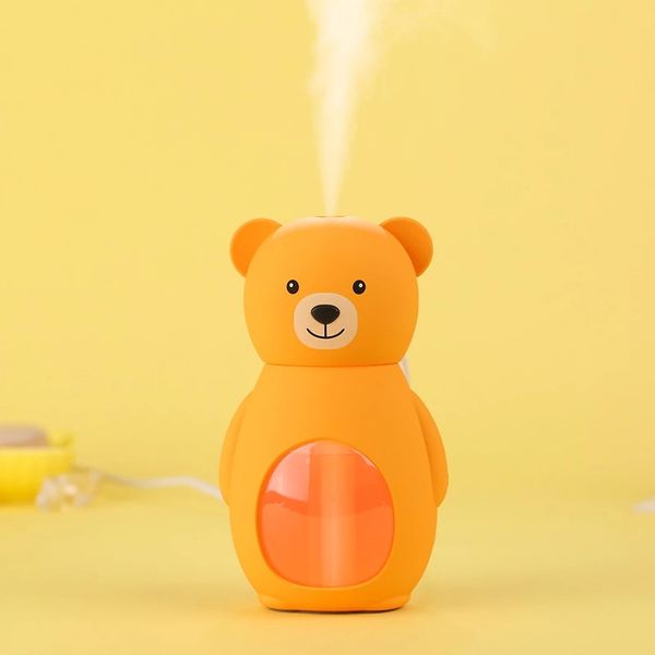 

usb мини медведь ультразвуковой увлажнитель воздуха эфирное масло аромат диффузор мультфильм бытовая распыленный увлажнитель воздуха mist ma