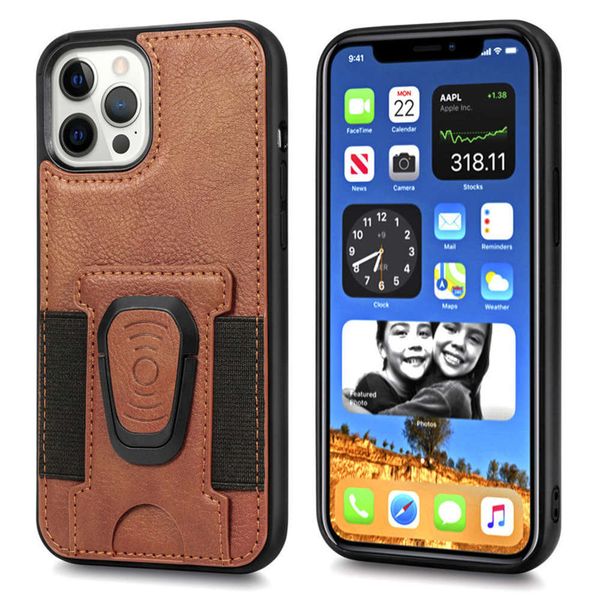 

qamagnetic leather pu phone ring box vip 12pro 12 11 pro max xr xs max x 7 8 plus 12mini 11pro 11 pro slot coverlk