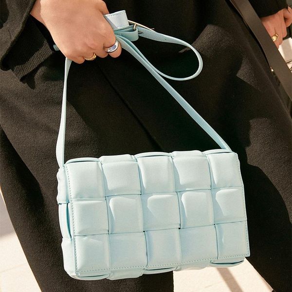 

women crossbody bag weave flap bags for women 2020 good quality fashion pu leather shoulder messenger bag female handbag