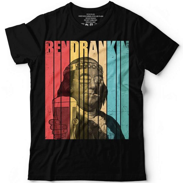 

vintage ben drankin 4th of july customized brand new summer mens short sleeve cool casual cute sport hooded sweatshirt hoodie men t shirt