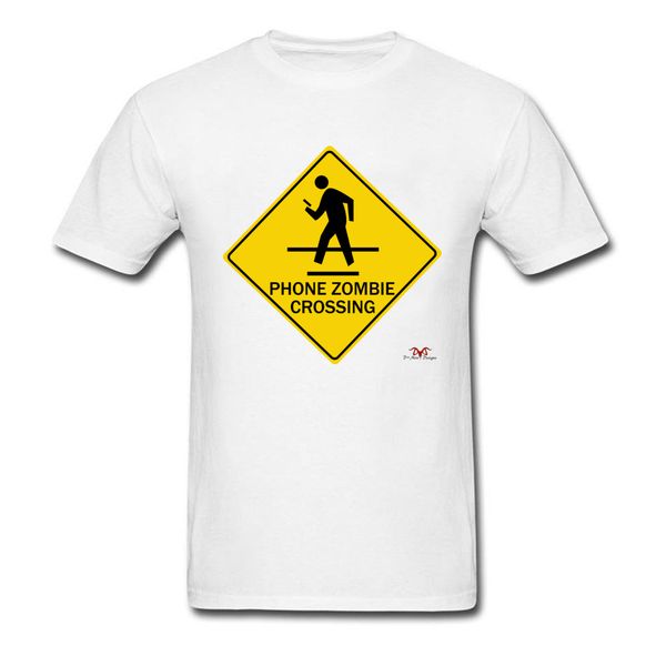 

phone zombie crossing men & tees yellow logo comics brand t-shirt summer tees funny round collar r sport hooded sweatshirt hoodie