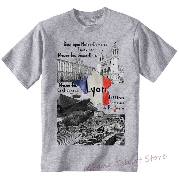 

лион франций man нового хлопок серых футболки мужчины смешные печати женщины вершина тройник вскользь o-образный вырез футболка спортивного