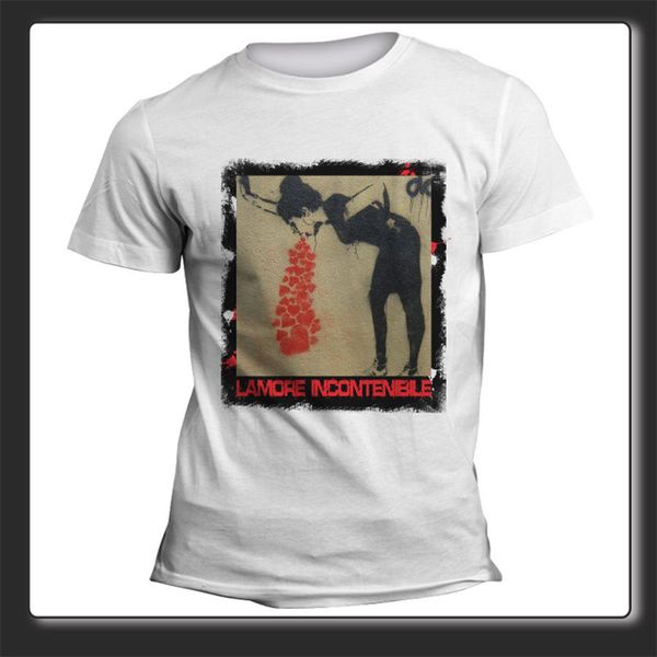 

new short-sleeve t-shirt retro print shirt tee uomo donna l'amore incontenibile banksy cool sport hooded sweatshirt hoodie