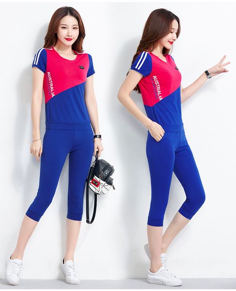 

style new colored t-shirt and trousers sportwear fashion clothes rin7, Gray