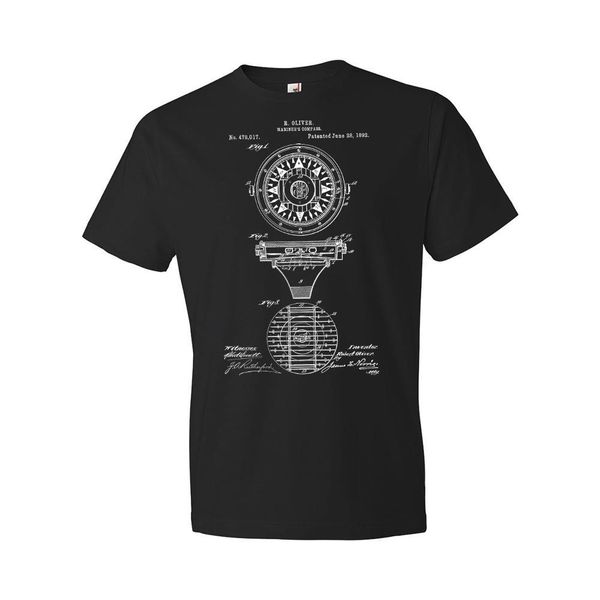 

new 's mariners compass nautical navigation sailing sailor navy gift patent art sport hooded sweatshirt hoodie t shirt