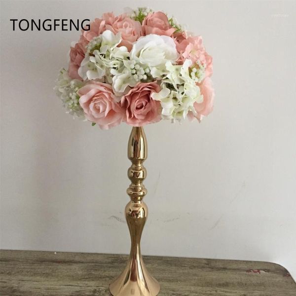 

decorative flowers & wreaths wedding decoration road lead artificial ball table centerpiece flower 10pcs/lot 35cm tongfeng1