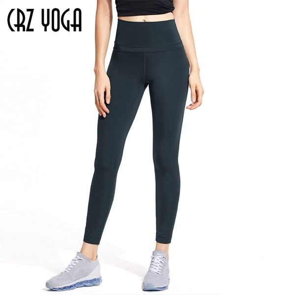 

crz yoga women's yoga leggings naked feeling i high waist tight workout pants-25 inches 201103, Black