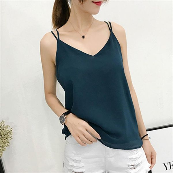 

korean fashion chiffon women camis streetwear lace sleeveless black female tank plus size xxxl 4xl pink shirt, White