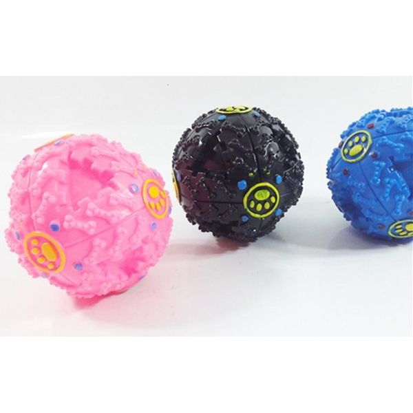 

dog cat toys leakage food toy ball squeaky chews puppy squeaker sound pet supplies play dhl free