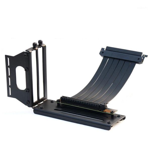 

pci-e x16 graphics video card to 3.0gpu vertical bracket fixed combination diy full speed extension cable for atx chassis1