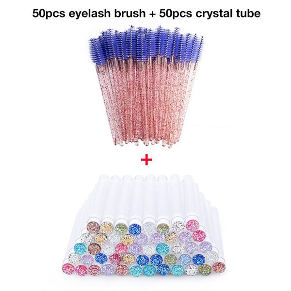 

reusable eyebrow brush tube disposable eyelash brush eyebrow brush with new eyelash resin drill replaceable brushes dust-proof wmtokv