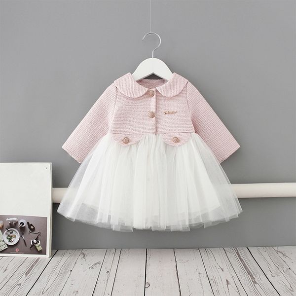 

princess girls dress peter pan collar children dresses party children birthday clothing tutu dress ball gown for 1-5 vestidos t200709, Red;yellow